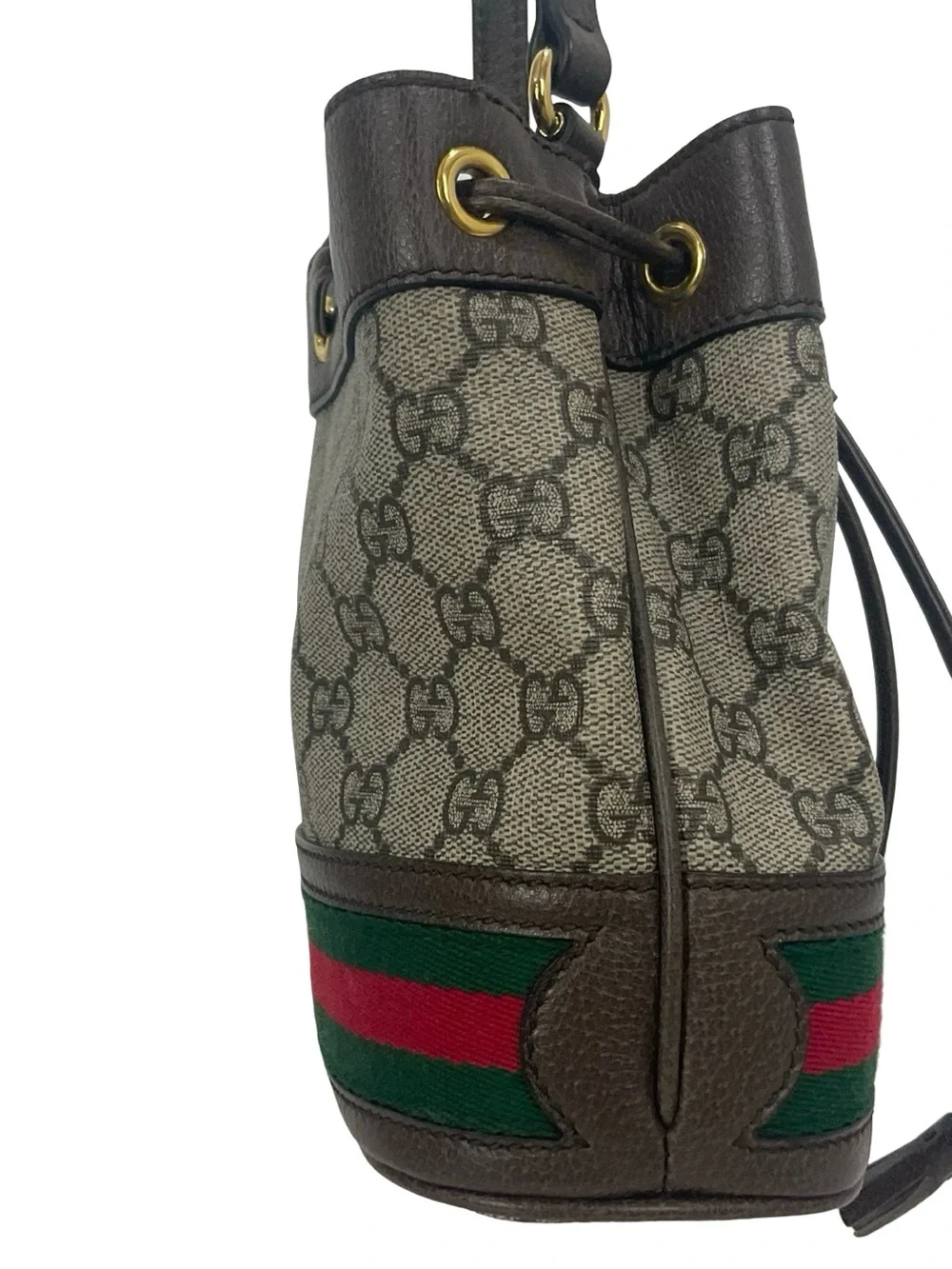 Gucci Mini Ophidia GG Supreme Bucket Bag - Picture 15 of 16